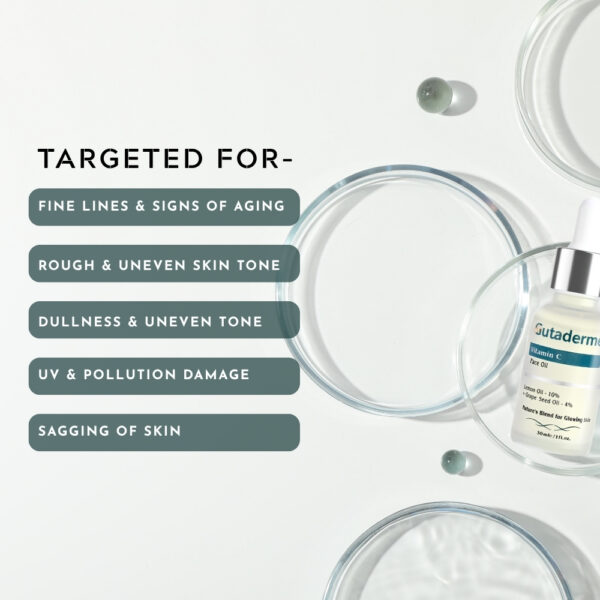 Vitamin C Face Oil | Brightening, Glow Booster, Dark Spot Corrector - 30ml / 1 fl.oz - Image 3