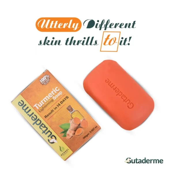 Turmeric Lightening Soap - 100g / 3.52oz X 3 Packs - Image 2